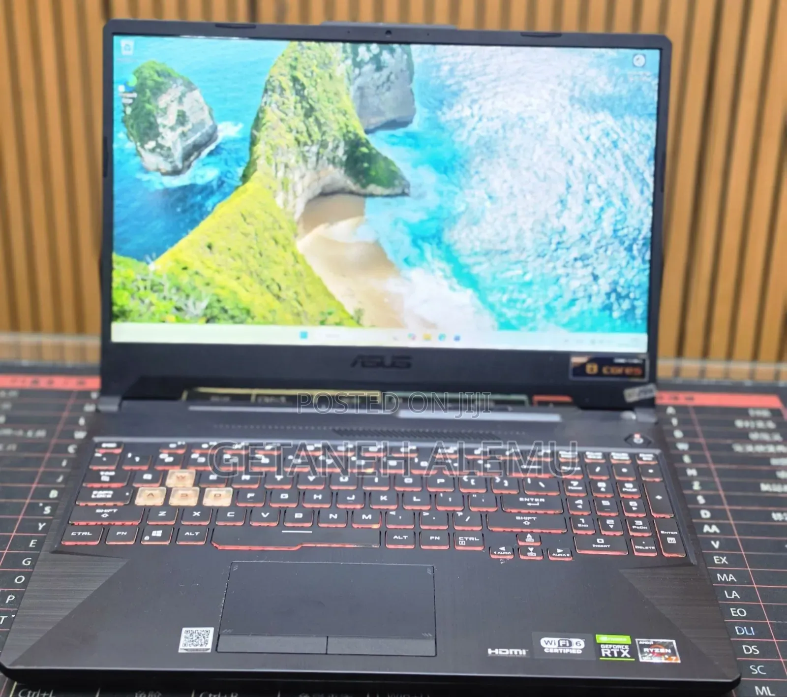 New Laptop Asus TUF Gaming A15 16GB AMD Ryzen 7 SSD 512GB