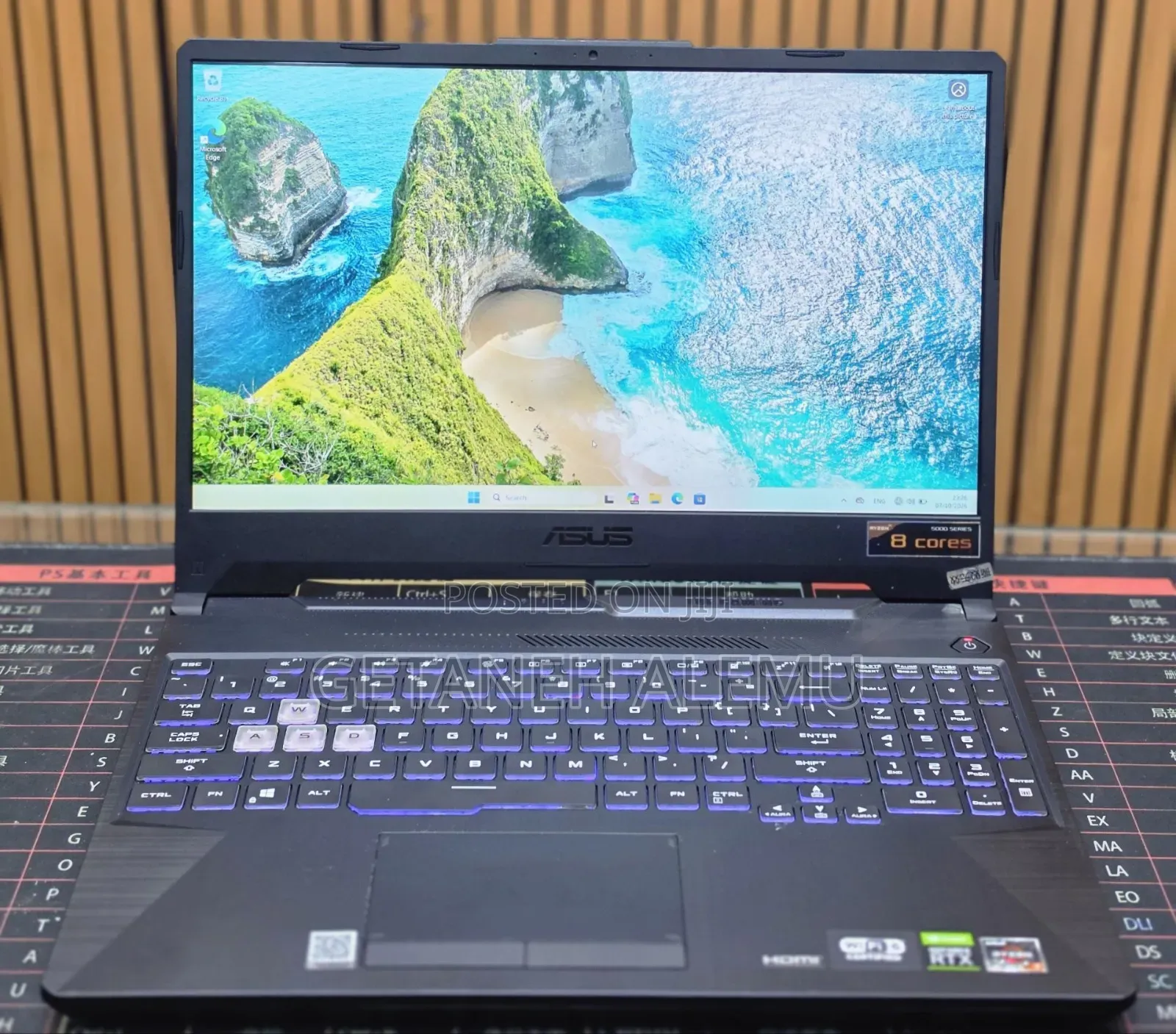 New Laptop Asus TUF Gaming A15 16GB AMD Ryzen 7 SSD 512GB