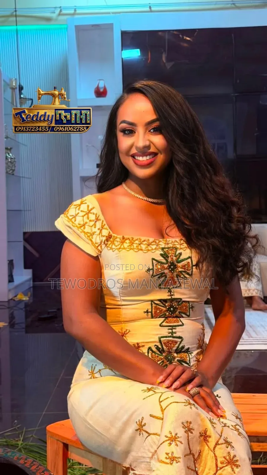 Teddy Tibeb ቴዲ ጥበብ Ethiopian Cultural Dress የኢትዮጵያ ባህላዊ ልብስ