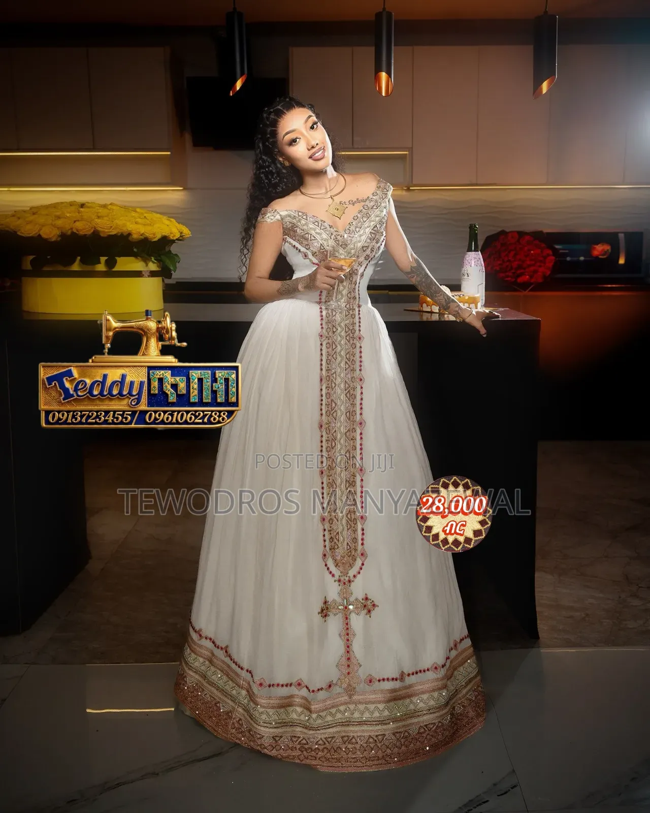 Teddy Tibeb ቴዲ ጥበብ Ethiopian Cultural Dress የኢትዮጵያ ባህላዊ ልብስ