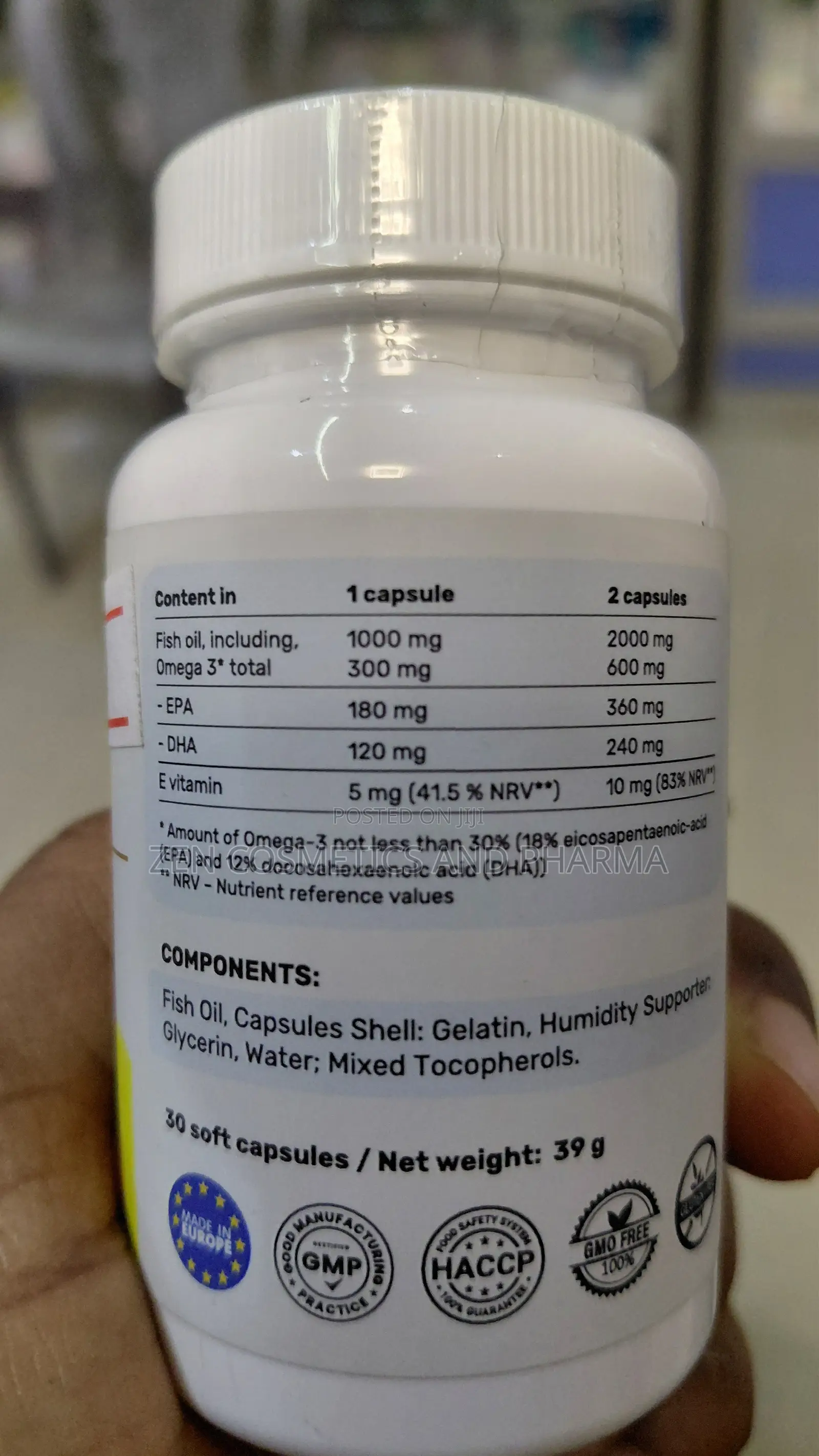 Euroxin Omega-3 Soft Capsules From Germany