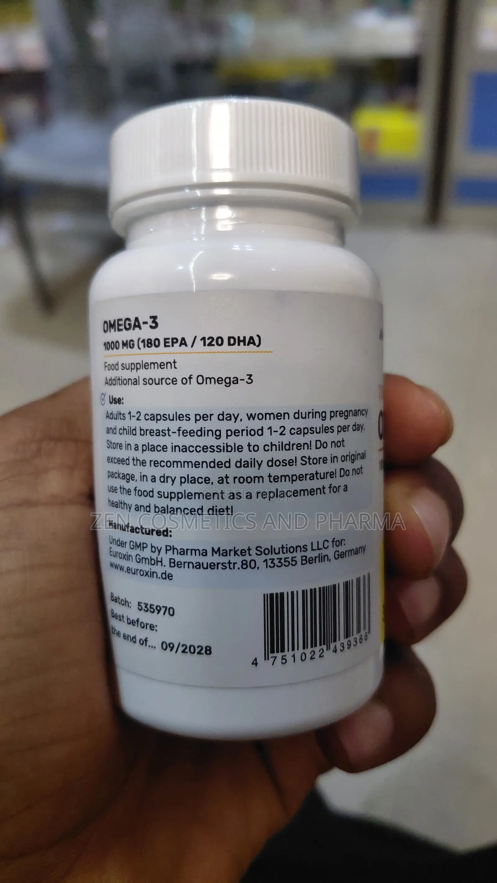 Euroxin Omega-3 Soft Capsules From Germany