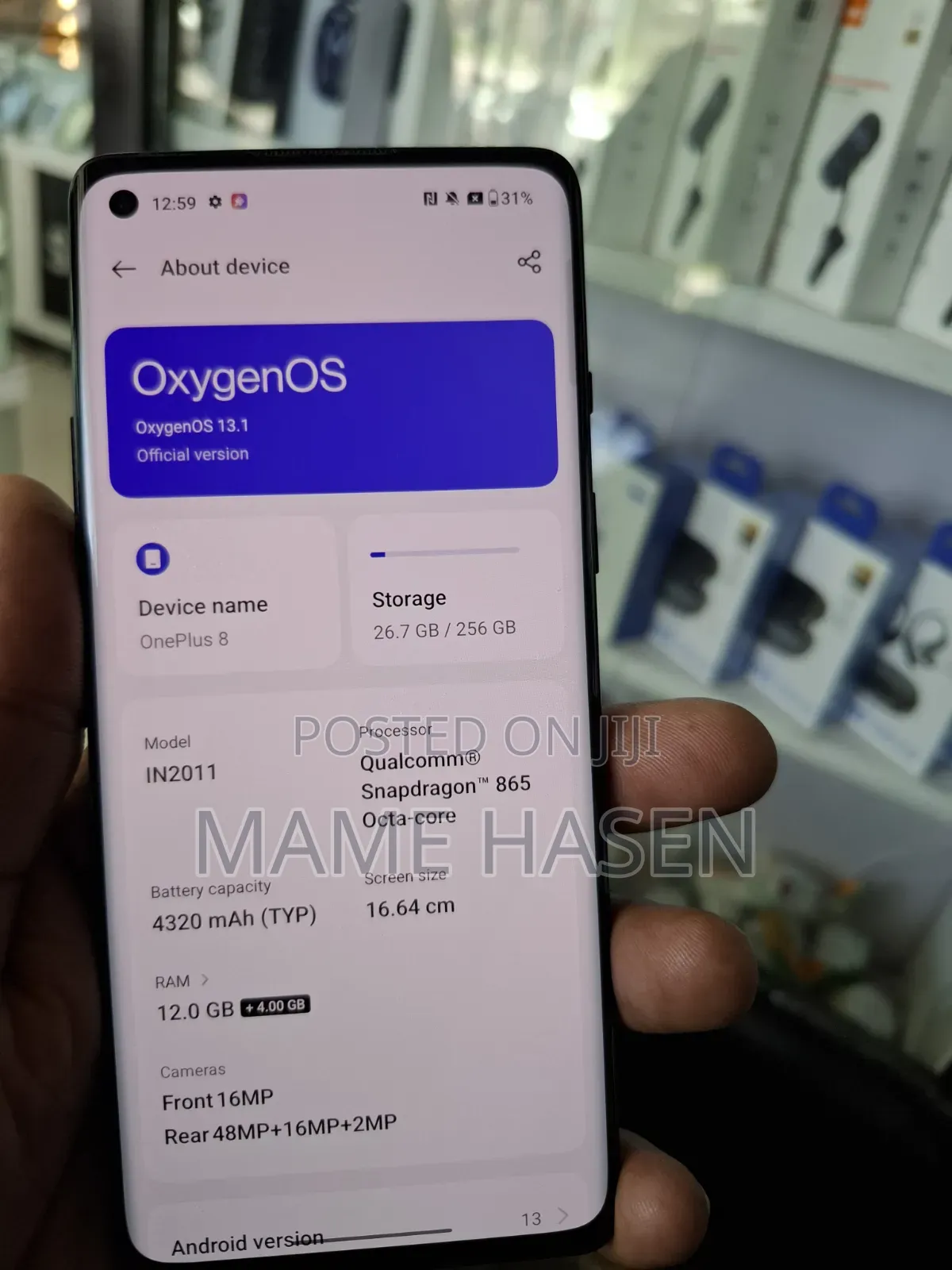 OnePlus 8 256 GB Black