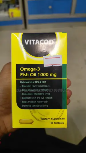 Vitacod Omega-3 Fish Oil 1000mg 60 Softgels