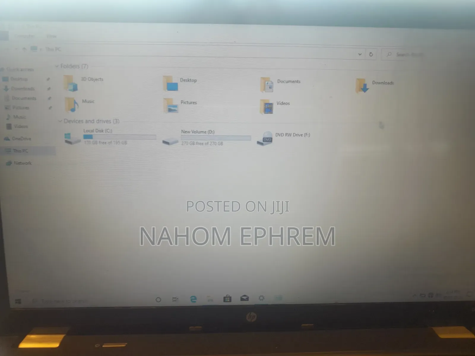 Laptop HP 6GB SSD 1T