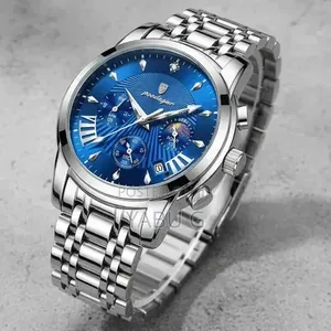 POEDAGAR Fashion Date Quartz Men Watches Top Brand Luxury
