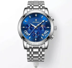 POEDAGAR Fashion Date Quartz Men Watches Top Brand Luxury
