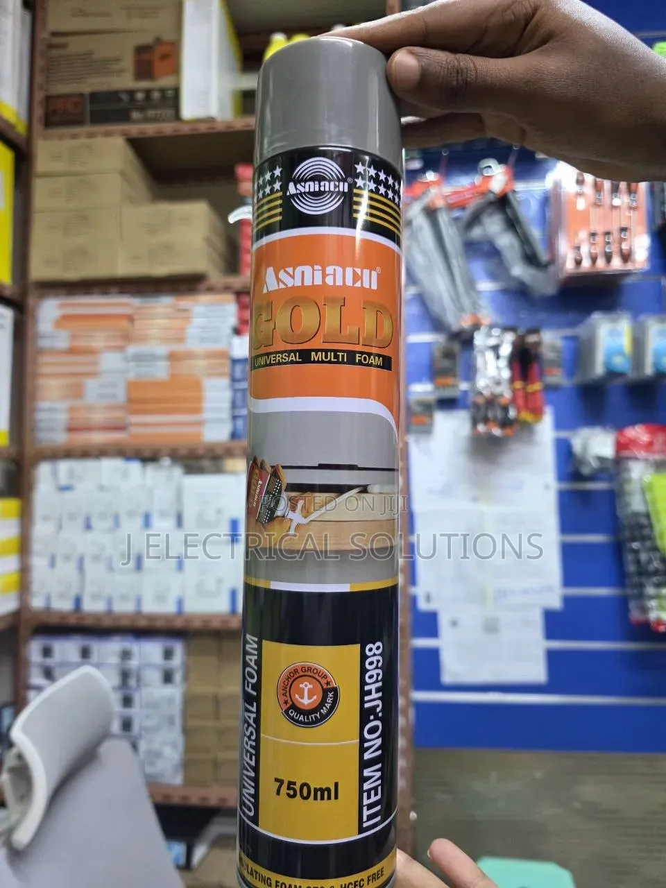 ASMACU GOLD 750ml Universal Multi PU Expanding Foam Spray (JH998)