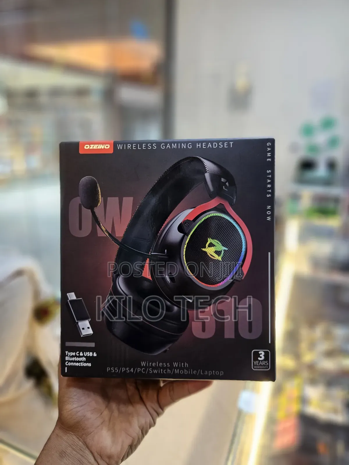 ​Ozeino OW310 Wireless Gaming Headset – Brand New