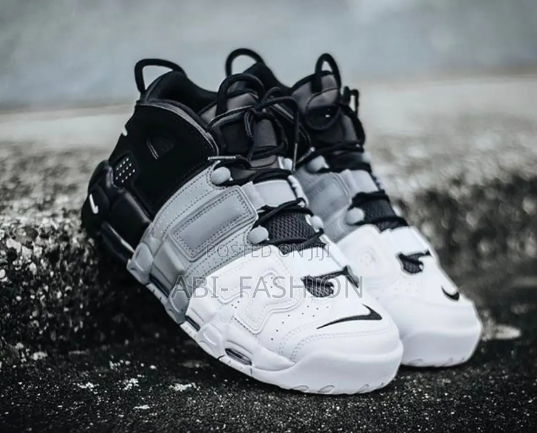 Nike Air More Uptempo Tri-Color Men's Shoes - New Arrival
