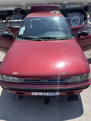 Toyota Corolla Sedan 1990 Maroon