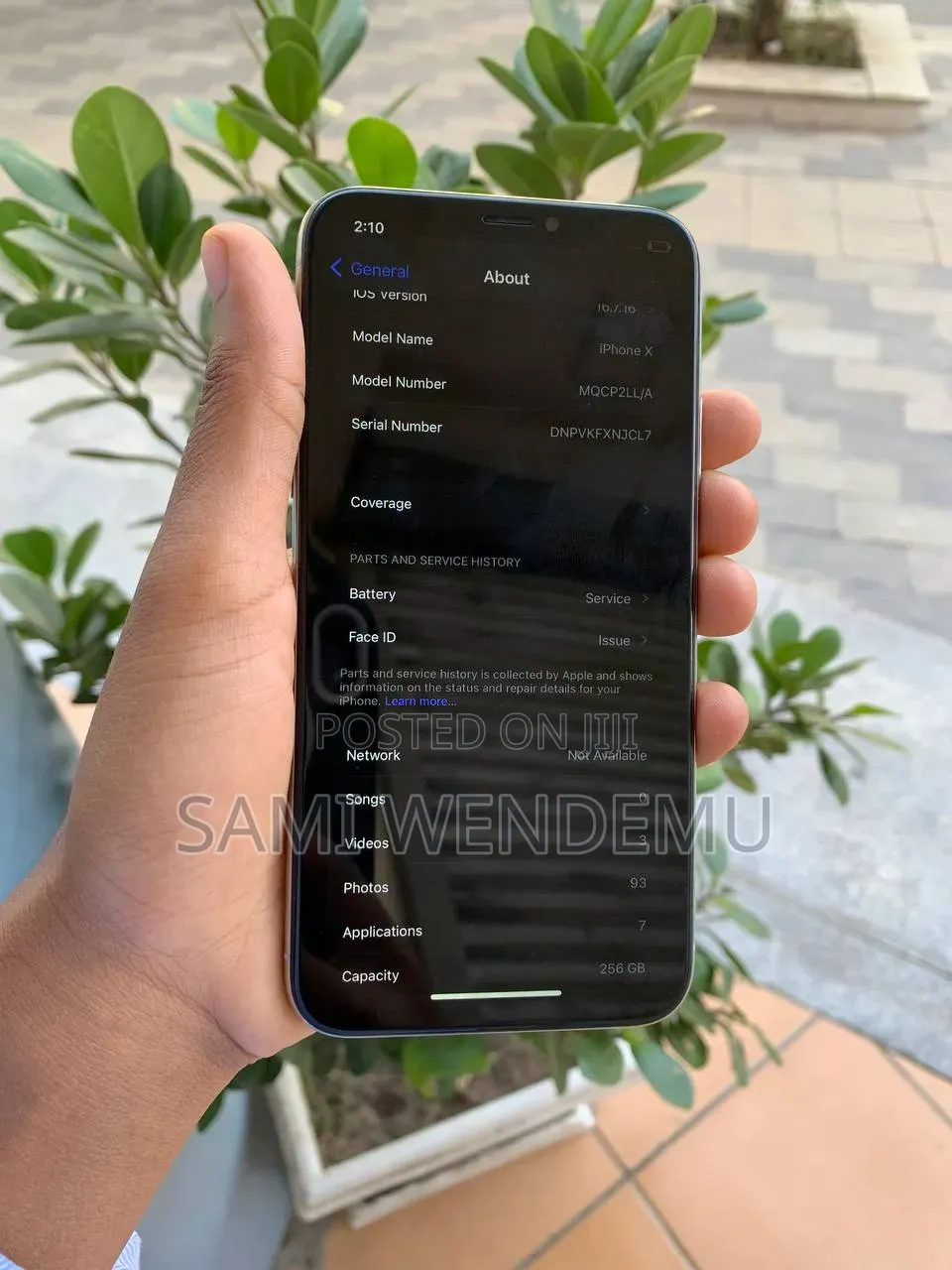 Apple iPhone X 256 GB White