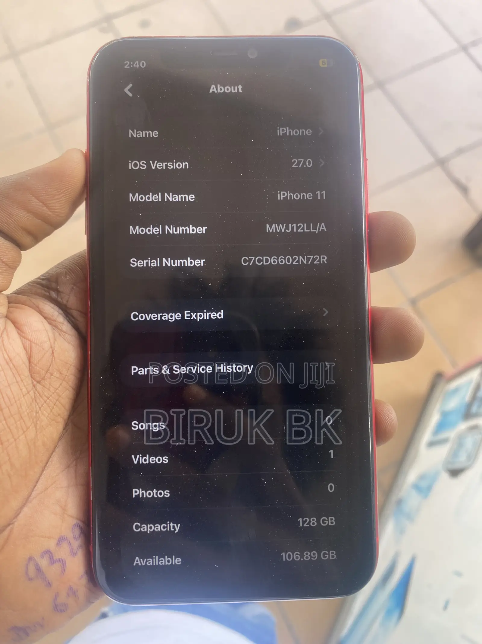 Apple iPhone 11 128 GB Red