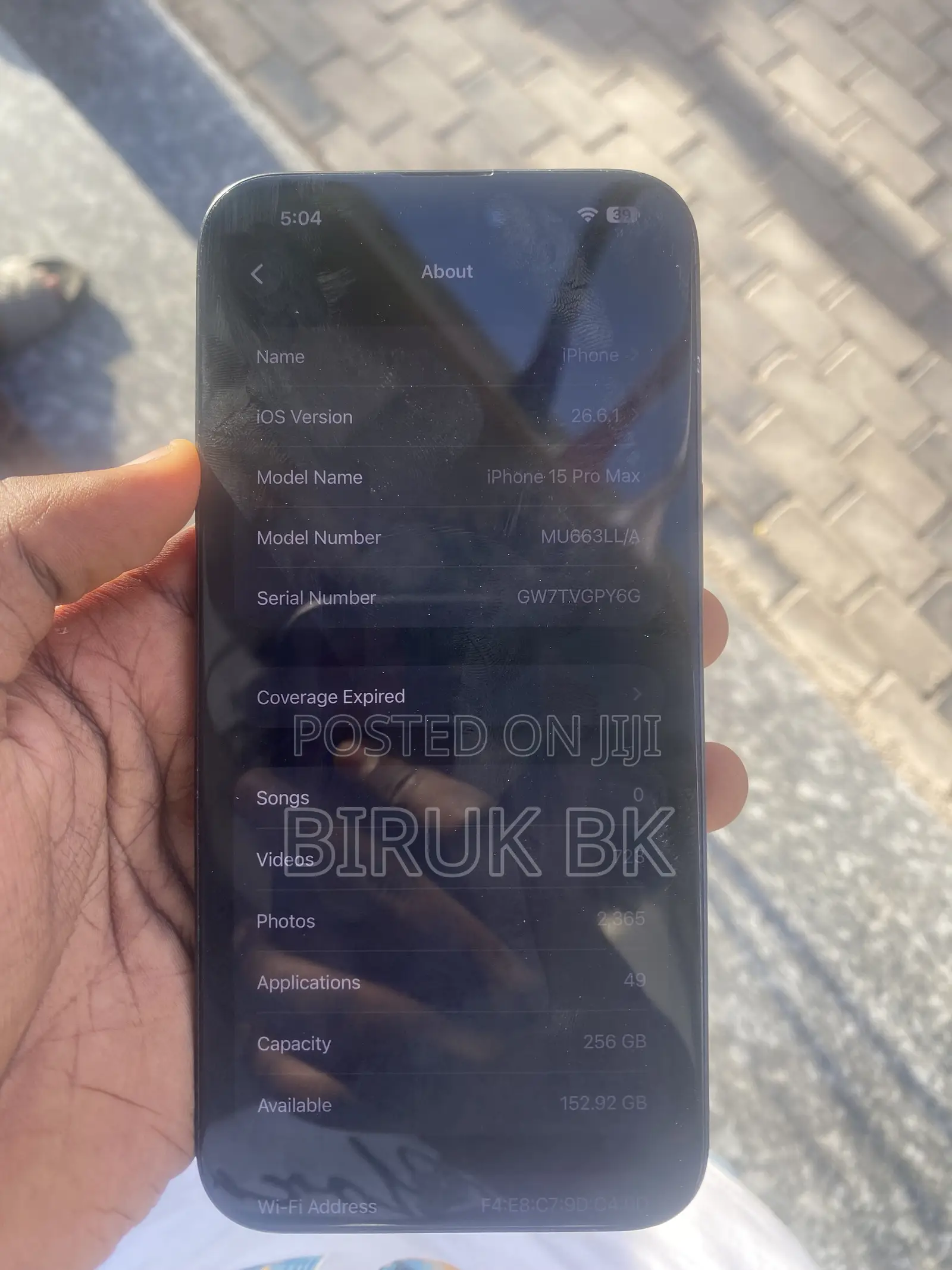 Apple iPhone 15 Pro Max 256 GB Silver