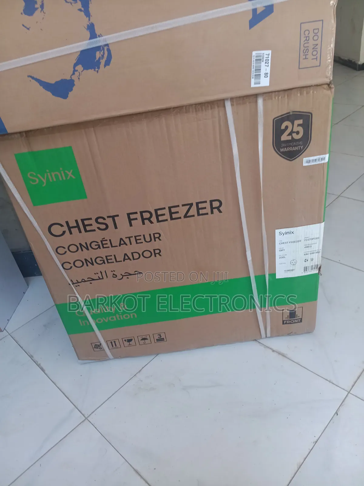 Syinix Chest Freezer Model Syinix 270 Model Quality Dip Freezer 2026nw