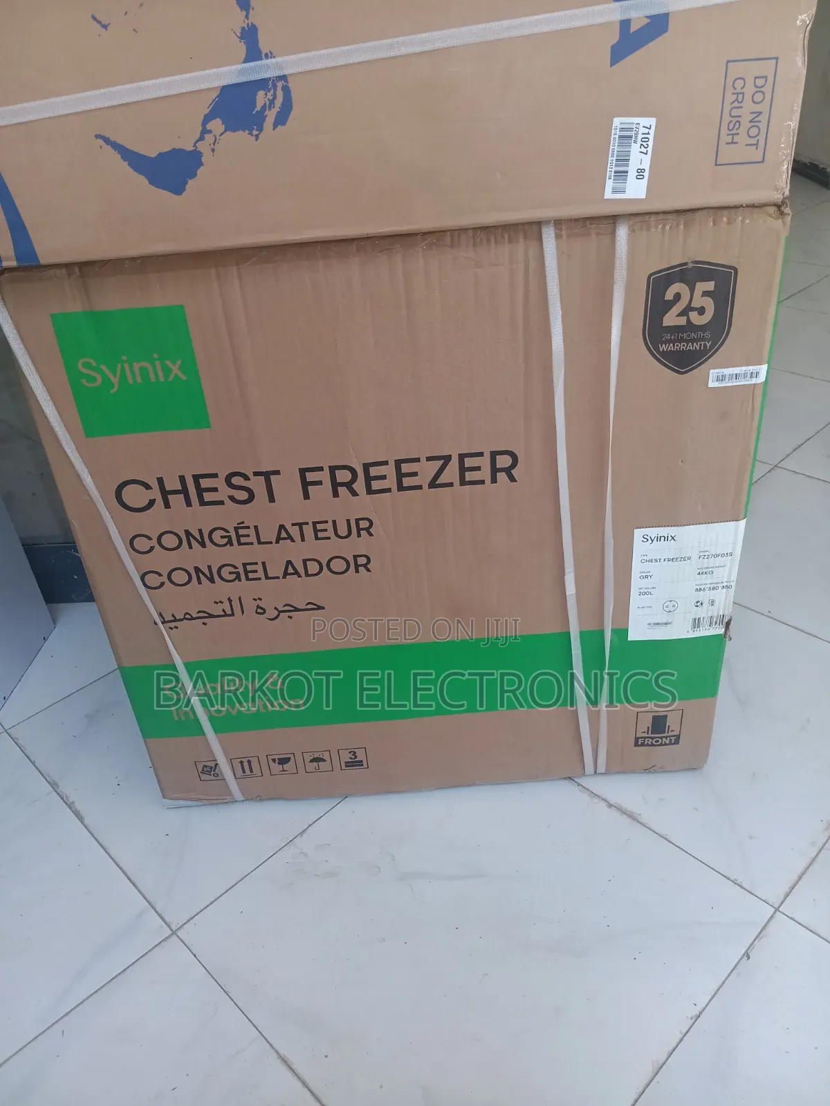 Syinix Chest Freezer Model Syinix 270 Model Quality Dip Freezer 2026nw
