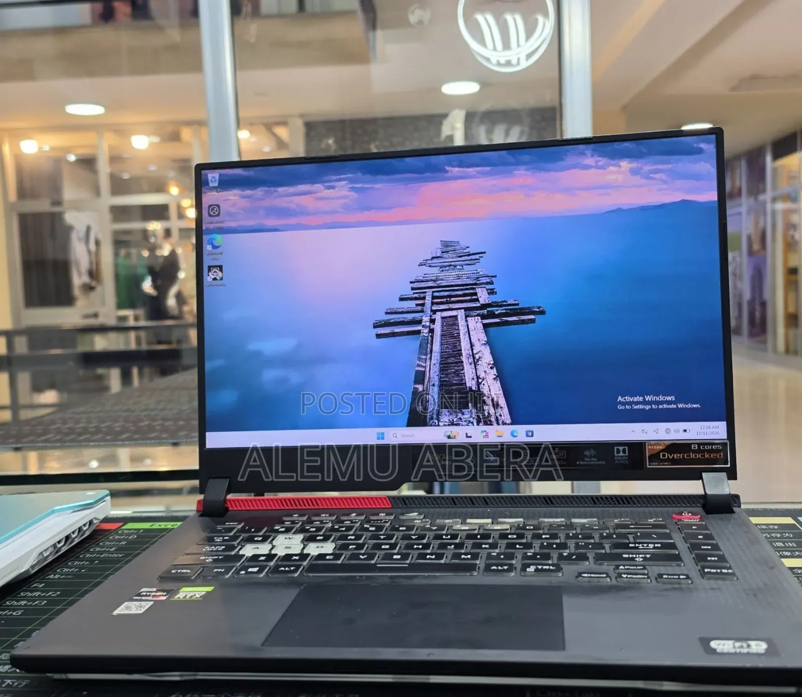 New Laptop Asus ROG Strix G15 16GB AMD Ryzen 9 SSD 512GB