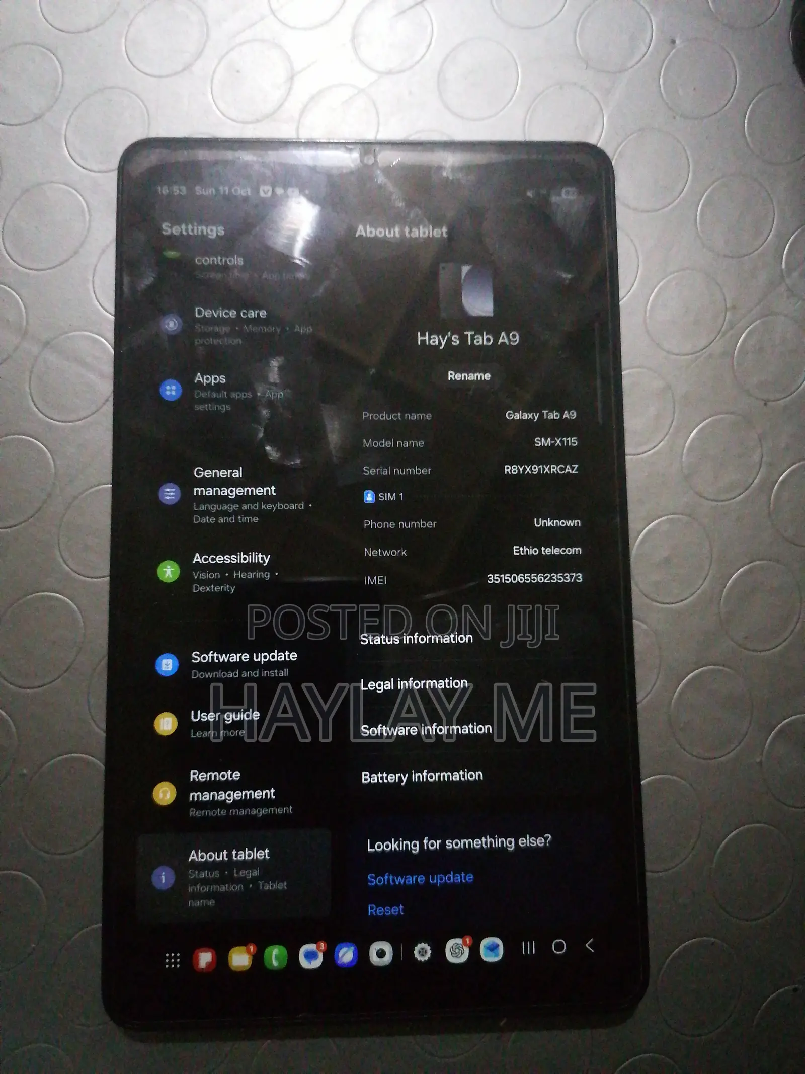 Samsung Galaxy Tab A9 64 GB Black