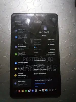 Samsung Galaxy Tab A9 64 GB Black