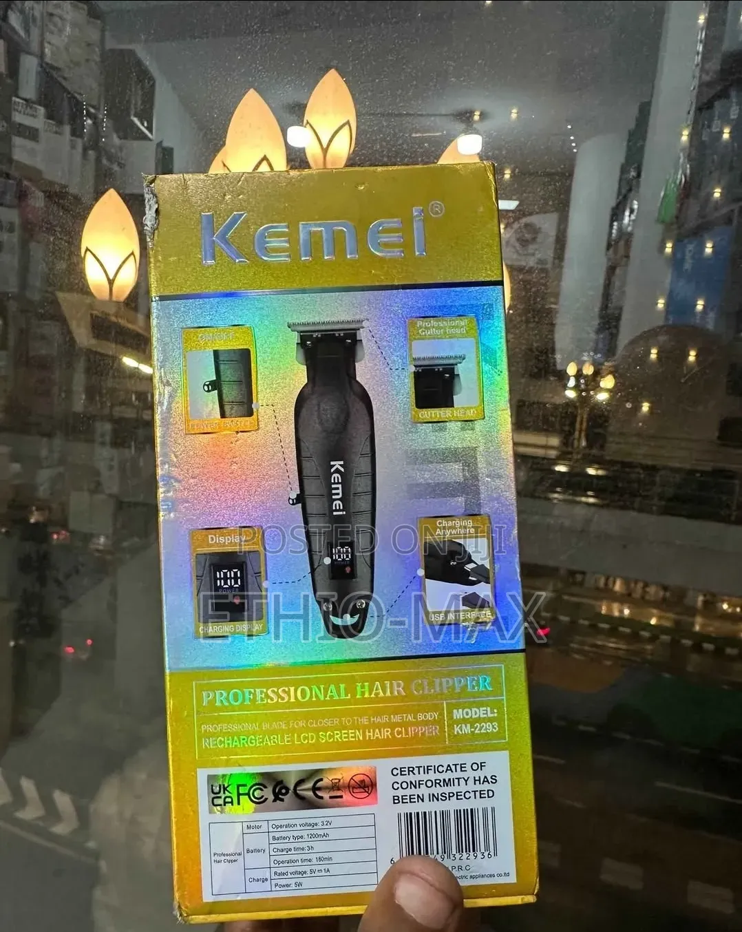 Kemei Professional Hair Clipper and Trimmer