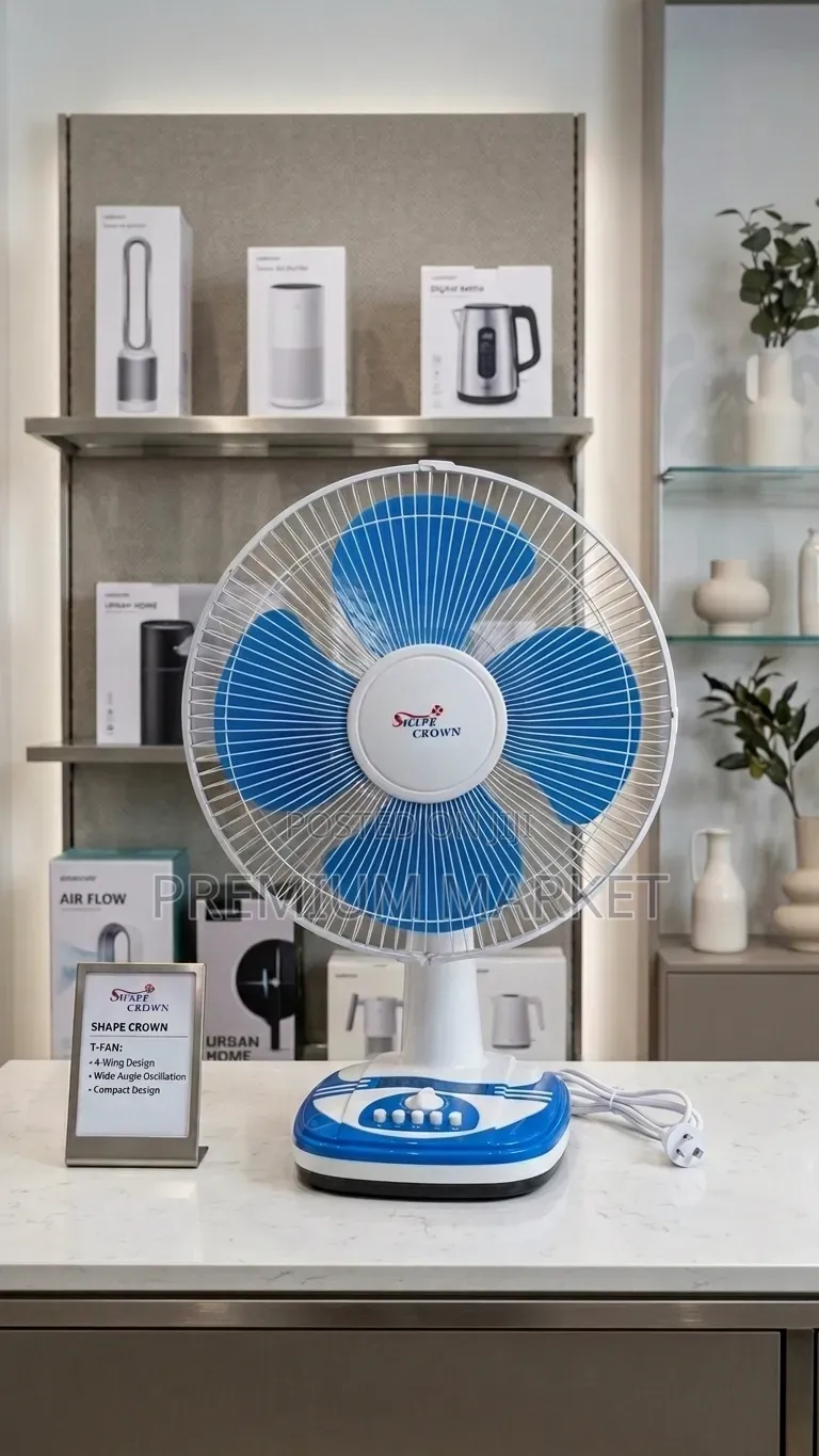 Fan Shape Crown Table 360° ለቤት እና ለቢሮ ተስማሚ ማቀዝቀዣ