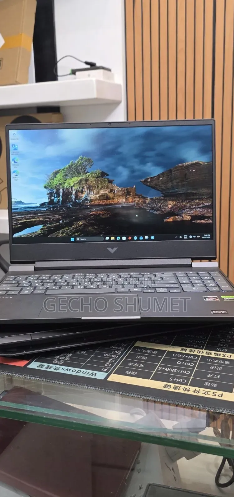 New Laptop HP Victus 16 8GB AMD Ryzen 7 SSD 512GB
