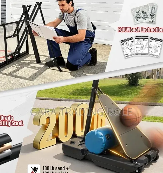 Adjustable Basketball Hoop Stand for Kids Basketball Stand 3.5m