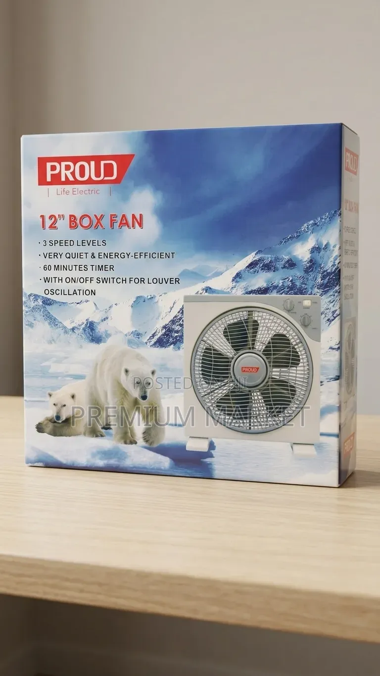 Fan PROUD 12" Box (Life Electric) Table Fan