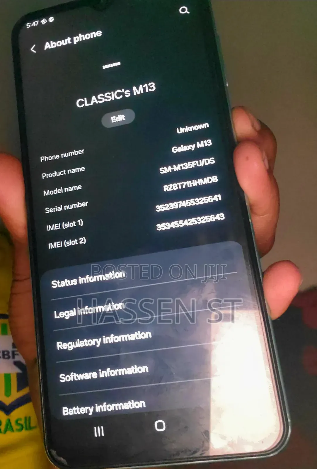 Samsung Galaxy M13 64 GB Silver
