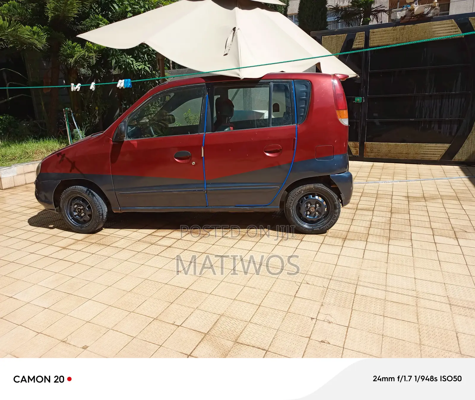 Hyundai Atos 1998 Red