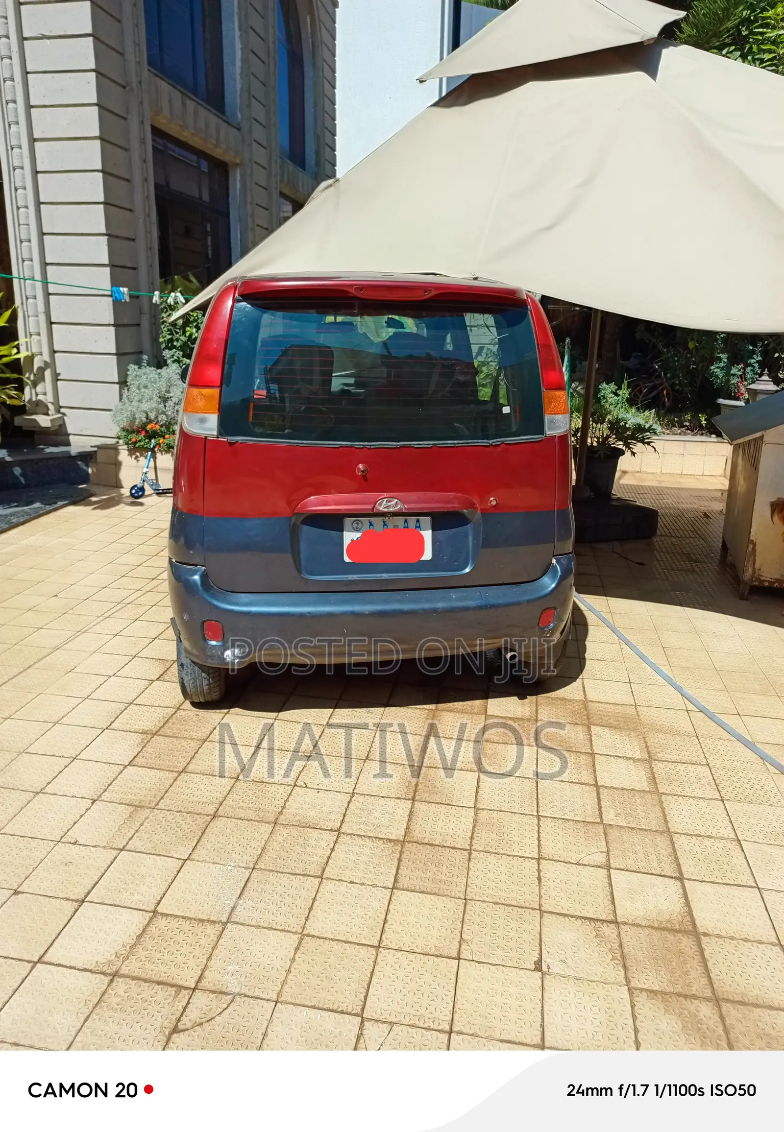 Hyundai Atos 1998 Red