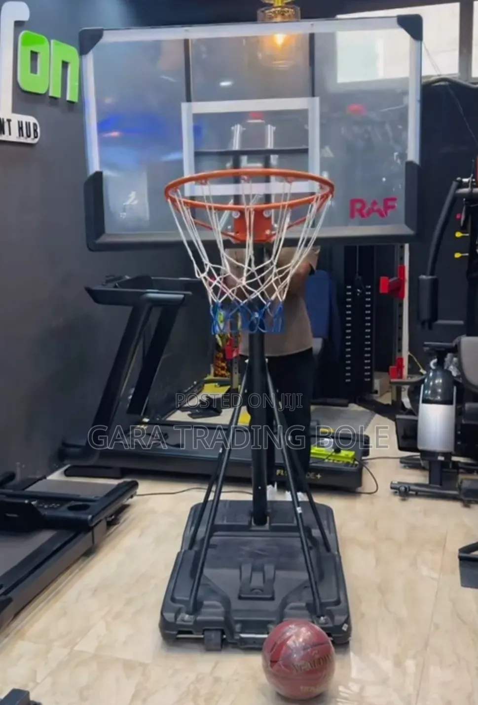 Durable Basketball Goal With Adjustable Height