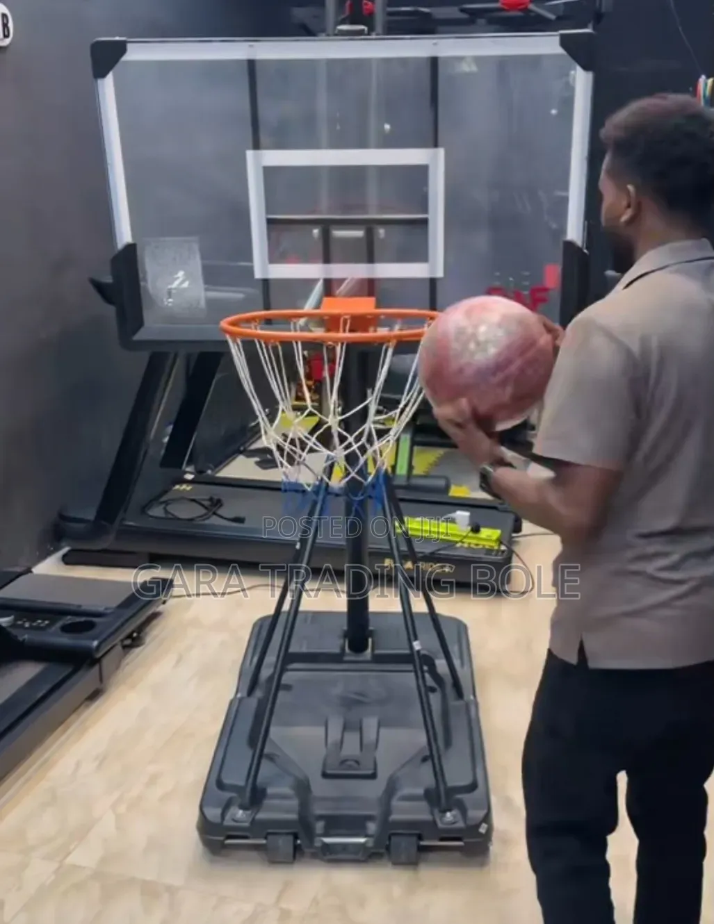 Basketball Stand for Sports Training and Fitness