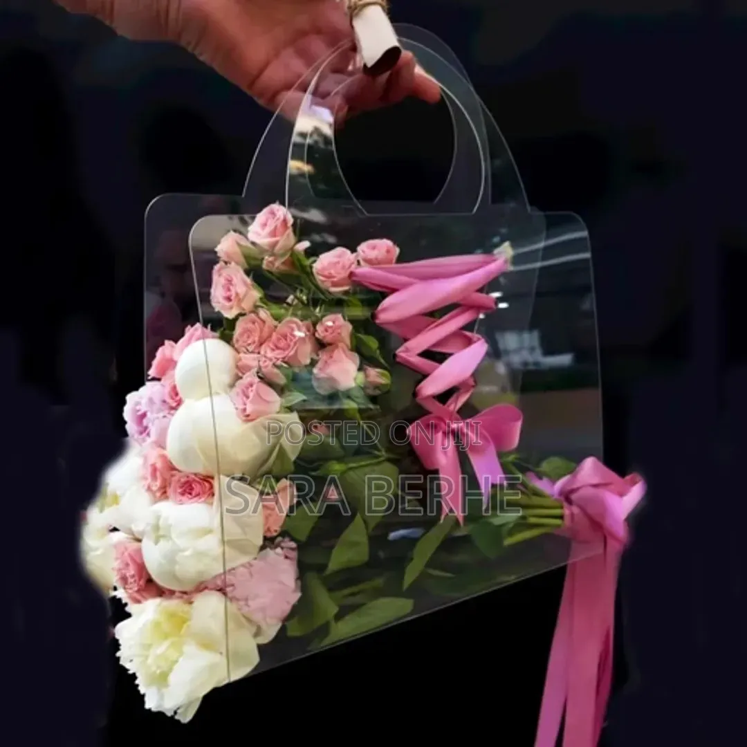 Transparent Flower Bag