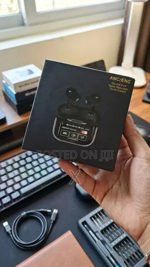 Smart Touch Screen Wireless Earbuds (ANC/ENC)