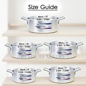 Kitchen King Casserole Multi Size Set ኦሪጅናል ኪችን ኪንግ ድስት(20cm-30cm)