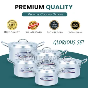 Kitchen King Casserole Multi Size Set ኦሪጅናል ኪችን ኪንግ ድስት(20cm-30cm)