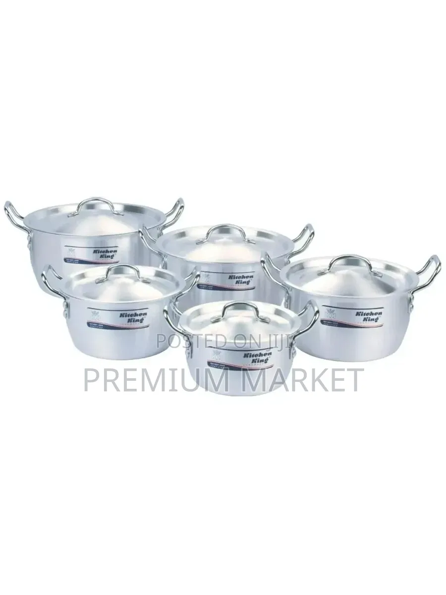 Kitchen King Casserole Multi Size Set ኦሪጅናል ኪችን ኪንግ ድስት(20cm-30cm)