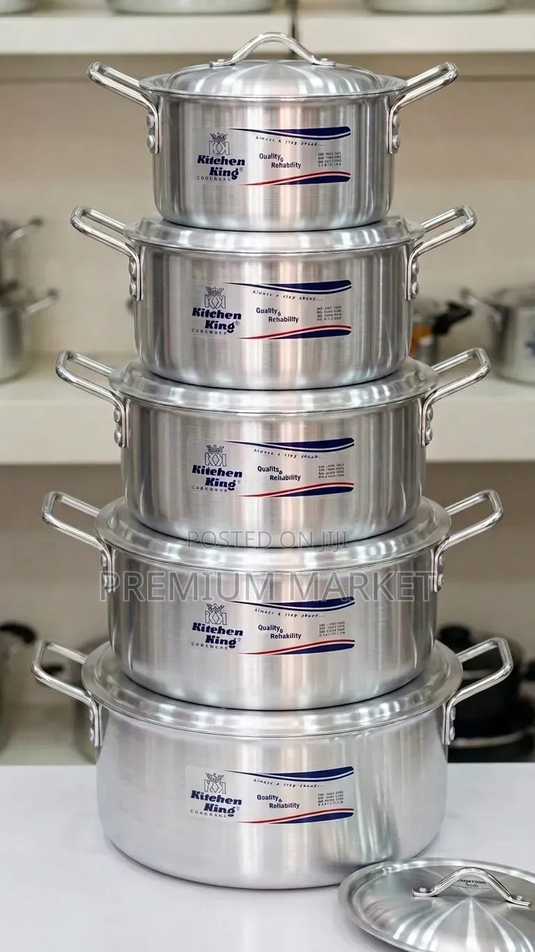 Kitchen King Casserole Multi Size Set ኦሪጅናል ኪችን ኪንግ ድስት(20cm-30cm)
