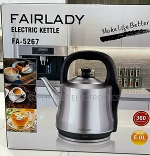 FAIRLADY Electric Kettle Boiler 6.0L – Large-Capacity Stainless Steel
