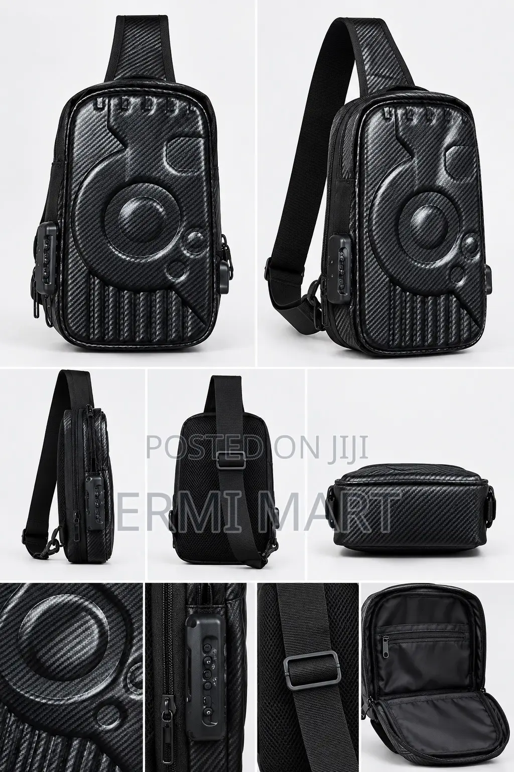 Black Carbon Front Bag
