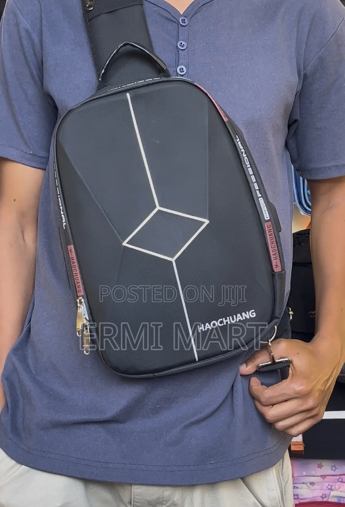 Black Front Bag