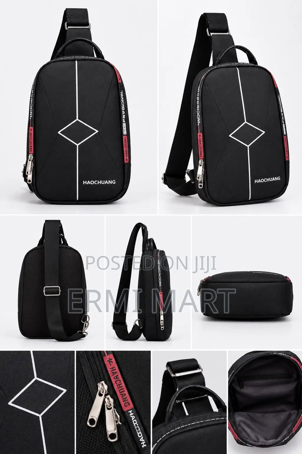 Black Front Bag