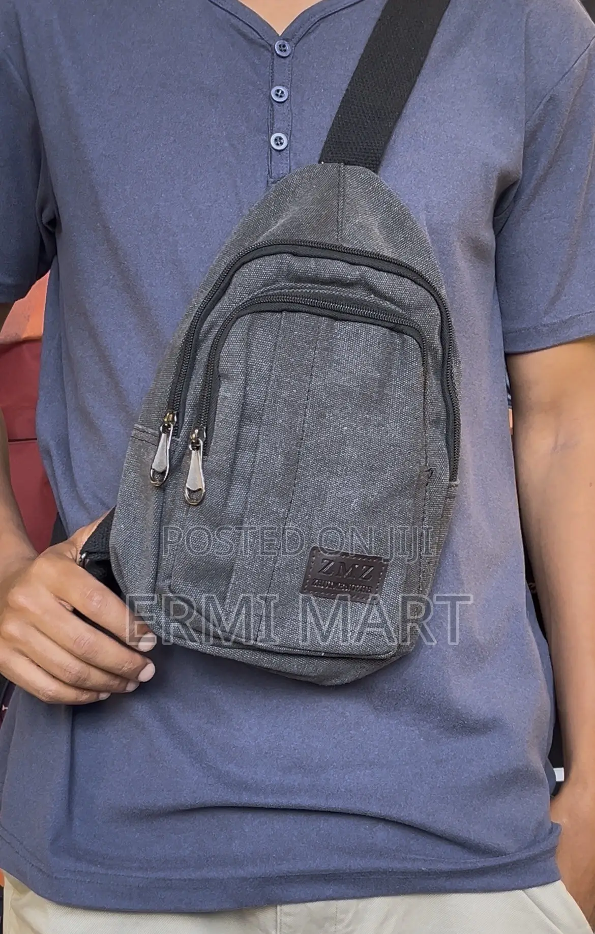 Gray Front Bag