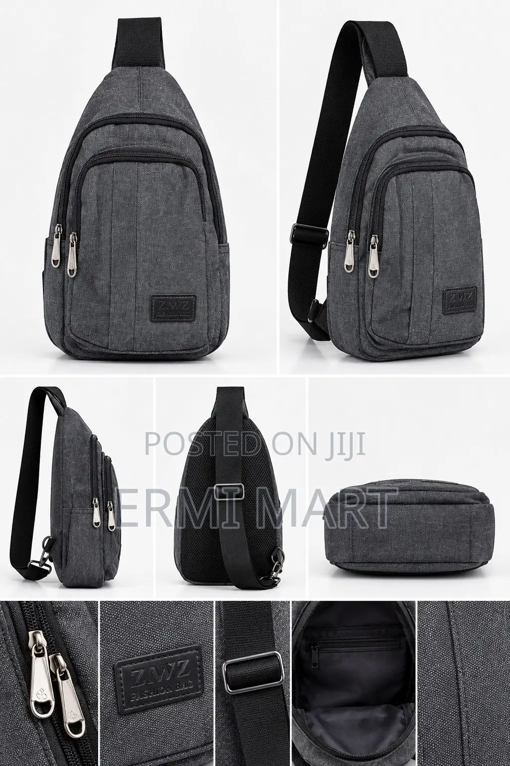 Gray Front Bag