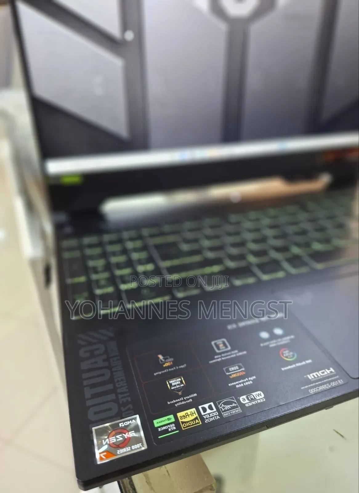 New Laptop Asus TUF Gaming A15 16GB AMD Ryzen 7 SSD 512GB