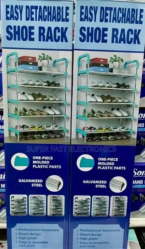 Shoe Rack – Multi-Layer Shoe Organizer With Galvanized Steel Pipes