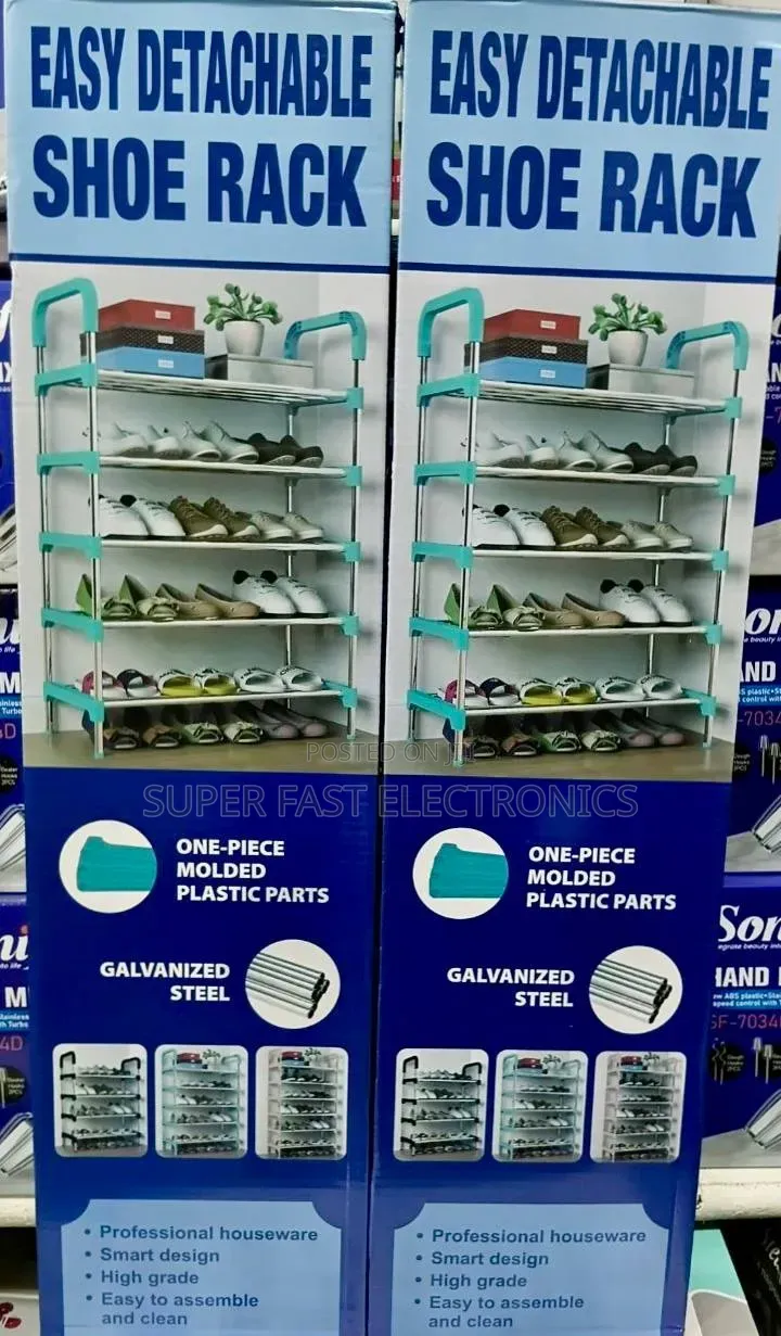 Shoe Rack – Multi-Layer Shoe Organizer With Galvanized Steel Pipes