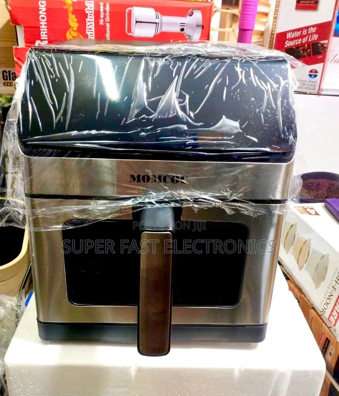 MOMCOC Digital Air Fryer 8.0L– 1800W Oil-Less Multifunctional Fryer