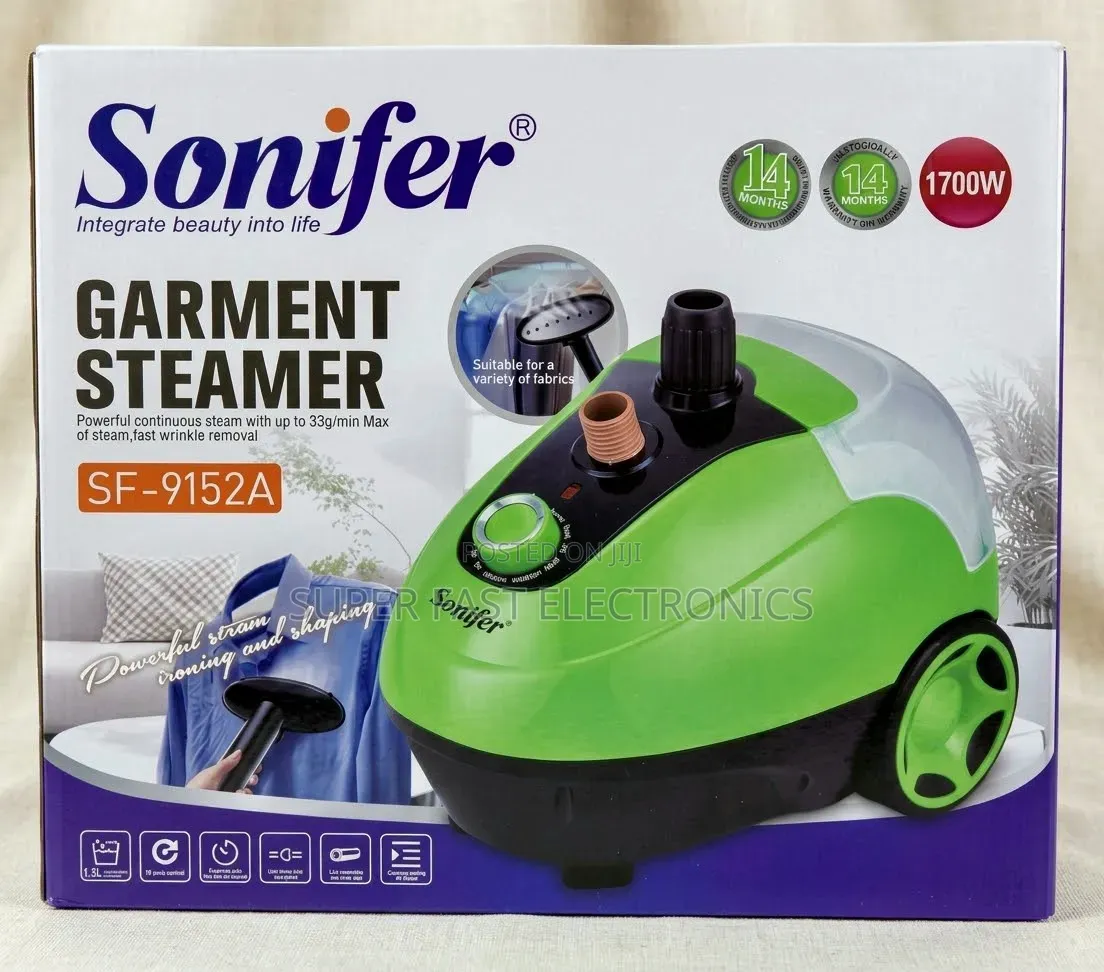 Sonifer Garment Steamer SF-9152A Standing– 1700W, 1.3L Water Tank